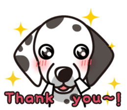 iinu - Dalmatian sticker #10047385