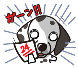 iinu - Dalmatian sticker #10047387