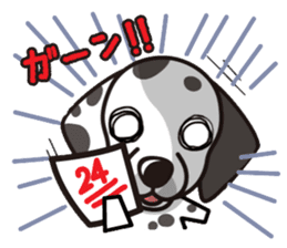 iinu - Dalmatian sticker #10047387