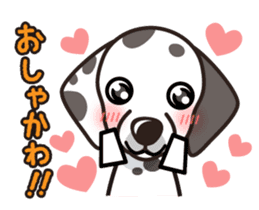 iinu - Dalmatian sticker #10047389