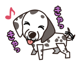 iinu - Dalmatian sticker #10047391