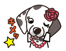 iinu - Dalmatian sticker #10047393