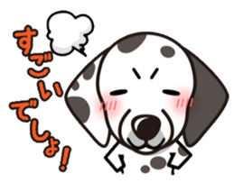iinu - Dalmatian sticker #10047395