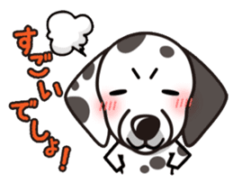 iinu - Dalmatian sticker #10047395