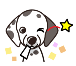 iinu - Dalmatian sticker #10047396