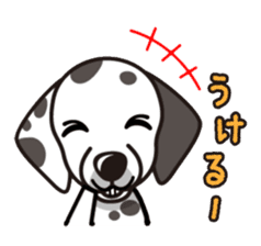 iinu - Dalmatian sticker #10047399
