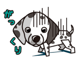 iinu - Dalmatian sticker #10047406