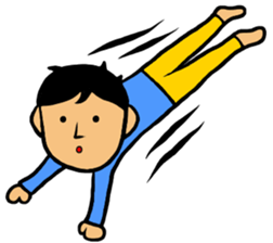 Refreshing face Boy sticker #10047465