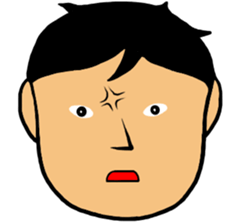 Refreshing face Boy sticker #10047467