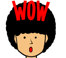 Refreshing face Boy sticker #10047480