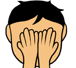 Refreshing face Boy sticker #10047486