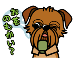 iinu - Brussels Griffon sticker #10047569