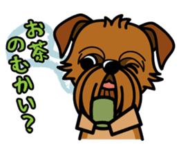 iinu - Brussels Griffon sticker #10047569