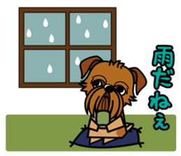 iinu - Brussels Griffon sticker #10047575