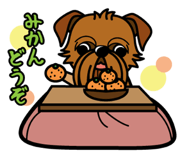 iinu - Brussels Griffon sticker #10047578