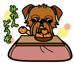 iinu - Brussels Griffon sticker #10047578