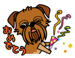 iinu - Brussels Griffon sticker #10047580