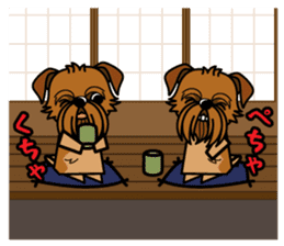 iinu - Brussels Griffon sticker #10047581