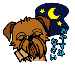 iinu - Brussels Griffon sticker #10047584