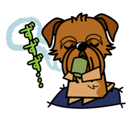 iinu - Brussels Griffon sticker #10047586