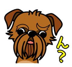 iinu - Brussels Griffon sticker #10047587