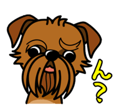 iinu - Brussels Griffon sticker #10047587