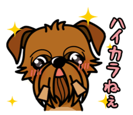 iinu - Brussels Griffon sticker #10047595