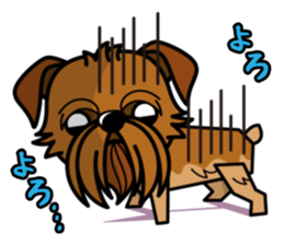 iinu - Brussels Griffon sticker #10047596