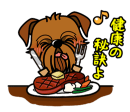 iinu - Brussels Griffon sticker #10047601