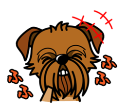 iinu - Brussels Griffon sticker #10047606