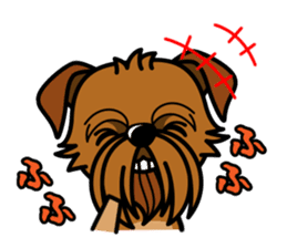 iinu - Brussels Griffon sticker #10047606
