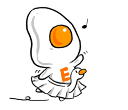 cute Fried egg 2!! sticker #10047610