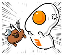 cute Fried egg 2!! sticker #10047617