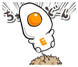 cute Fried egg 2!! sticker #10047619
