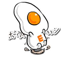cute Fried egg 2!! sticker #10047625
