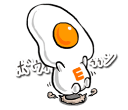 cute Fried egg 2!! sticker #10047625