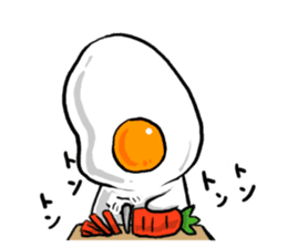 cute Fried egg 2!! sticker #10047632