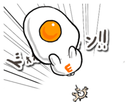 cute Fried egg 2!! sticker #10047644