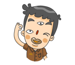 3 Eyed Boy sticker #10047649