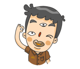 3 Eyed Boy sticker #10047649