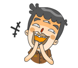 3 Eyed Boy sticker #10047650