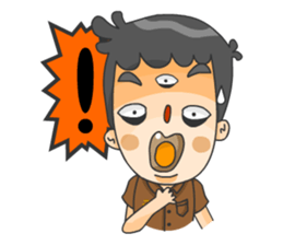 3 Eyed Boy sticker #10047651