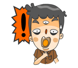 3 Eyed Boy sticker #10047651