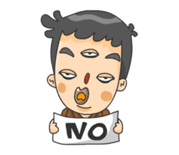 3 Eyed Boy sticker #10047653