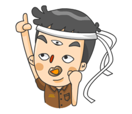 3 Eyed Boy sticker #10047654