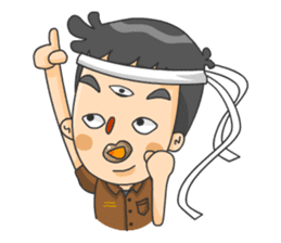 3 Eyed Boy sticker #10047654