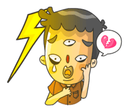 3 Eyed Boy sticker #10047660