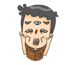 3 Eyed Boy sticker #10047662