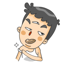 3 Eyed Boy sticker #10047664