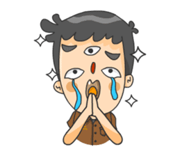 3 Eyed Boy sticker #10047677